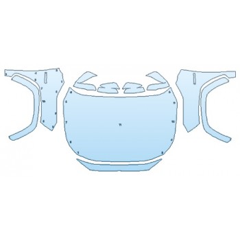 Precut PPF Kit – Clear Bra Paint Protection Film PAINT PROTECTION KIT - 2020 TOYOTA RAV4 XSE HYBRID FULL HOOD FENDERS MIRRORS - PRECUT PPF CLEAR BRA WRAP