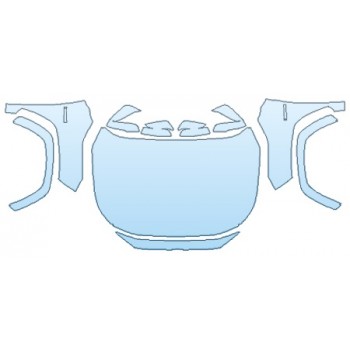 Precut PPF Kit – Clear Bra Paint Protection Film PAINT PROTECTION KIT - 2020 TOYOTA RAV4 XSE HYBRID FULL HOOD (WRAPPED EDGES) FENDERS MIRRORS) - PRECUT PPF CLEAR BRA WRAP