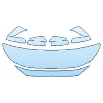 PAINT PROTECTION KIT - 2020 TOYOTA RAV4 XSE HYBRID HOOD (18 INCH WRAPPED EDGES) FENDERS MIRRORS) - PRECUT PPF CLEAR BRA WRAP