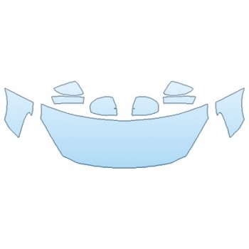 PAINT PROTECTION KIT - 2020 TOYOTA YARIS L HOOD (24 INCH) FENDERS MIRRORS) - PRECUT PPF CLEAR BRA WRAP