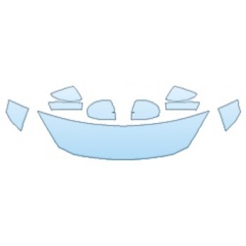 PAINT PROTECTION KIT - 2020 TOYOTA YARIS L HOOD (18 INCH) FENDERS MIRRORS) - PRECUT PPF CLEAR BRA WRAP