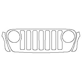 2019 JEEP WRANGLER UNLIMITED MOAB Grille