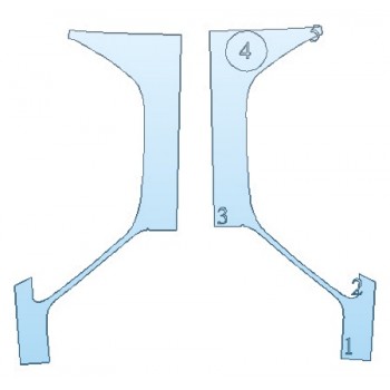 Precut PPF Kit – Clear Bra Paint Protection Film PAINT PROTECTION KIT - 2019 JEEP WRANGLER UNLIMITED MOAB FULL REAR QUARTERS - INVISIBLEMASK - 3M PAINT PROTECTION