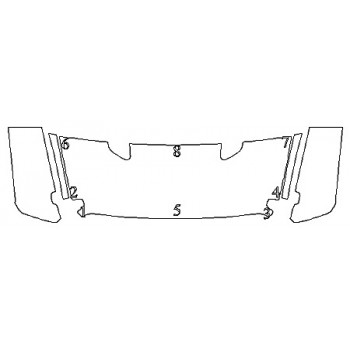 2019 JEEP WRANGLER UNLIMITED RUBICON Hood (24 Inch) Fenders Mirrors)