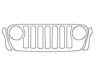 2019 JEEP WRANGLER UNLIMITED RUBICON Grille