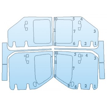 Precut PPF Kit – Clear Bra Paint Protection Film PAINT PROTECTION KIT - 2019 JEEP WRANGLER UNLIMITED RUBICON FULL DOORS - INVISIBLEMASK - 3M PAINT PROTECTION