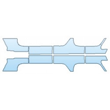 PAINT PROTECTION KIT - 2019 JEEP WRANGLER UNLIMITED RUBICON ROCKERS - INVISIBLEMASK - 3M PAINT PROTECTION