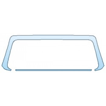 PAINT PROTECTION KIT - 2019 JEEP WRANGLER UNLIMITED RUBICON ROOF A-PILLARS - INVISIBLEMASK - 3M PAINT PROTECTION