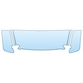 PAINT PROTECTION KIT - 2019 JEEP WRANGLER UNLIMITED SAHARA HOOD (24 INCH WRAPPED EDGES) FENDERS MIRRORS) - INVISIBLEMASK - 3M PAINT PROTECTION