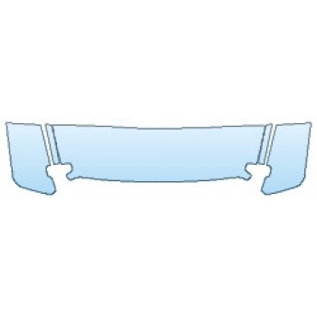 PAINT PROTECTION KIT - 2019 JEEP WRANGLER UNLIMITED SAHARA HOOD (18 INCH) FENDERS MIRRORS) - INVISIBLEMASK - 3M PAINT PROTECTION