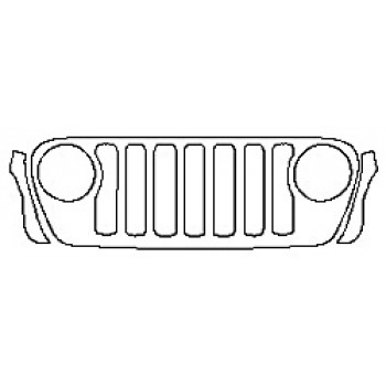 2019 JEEP WRANGLER UNLIMITED SAHARA Grille