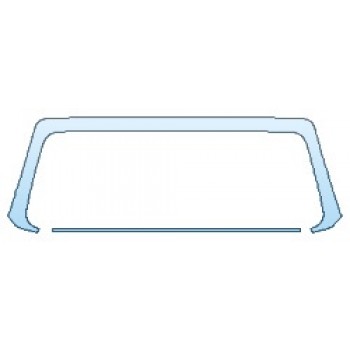 PAINT PROTECTION KIT - 2019 JEEP WRANGLER UNLIMITED SAHARA ROOF A-PILLARS - INVISIBLEMASK - 3M PAINT PROTECTION