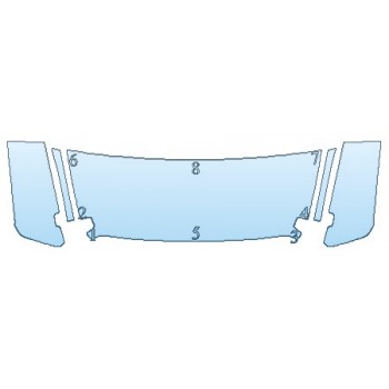 PAINT PROTECTION KIT - 2019 JEEP WRANGLER UNLIMITED SPORT HOOD (24 INCH) FENDERS MIRRORS) - INVISIBLEMASK - 3M PAINT PROTECTION