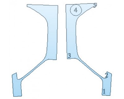 PRECUT PPF: 2019 JEEP WRANGLER UNLIMITED SPORT FULL REAR QUARTERS