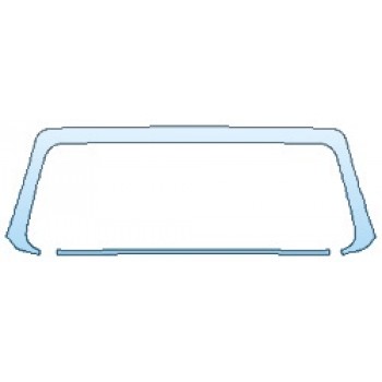 PAINT PROTECTION KIT - 2019 JEEP WRANGLER UNLIMITED SPORT ROOF A-PILLARS - INVISIBLEMASK - 3M PAINT PROTECTION