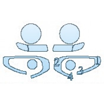 Precut PPF Kit – Clear Bra Paint Protection Film PAINT PROTECTION KIT - 2019 JEEP WRANGLER UNLIMITED SPORT S HEADLIIGHTS - INVISIBLEMASK - 3M PAINT PROTECTION