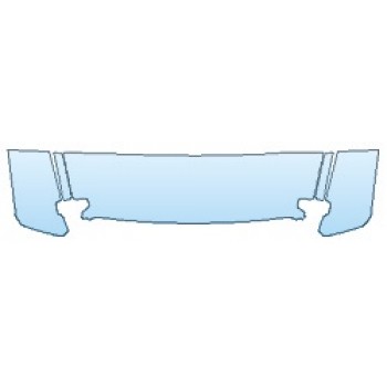 PAINT PROTECTION KIT - 2019 JEEP WRANGLER SPORT HOOD (18 INCH WRAPPED EDGES) FENDERS MIRRORS) - INVISIBLEMASK - 3M PAINT PROTECTION