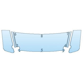 PAINT PROTECTION KIT - 2019 JEEP WRANGLER SPORT S HOOD (24 INCH) FENDERS MIRRORS) - INVISIBLEMASK - 3M PAINT PROTECTION