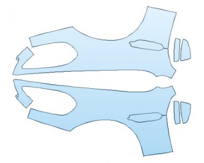 2022 ASTON MARTIN RAPIDE E Full Fenders - PRECUT PPF CLEAR BRA WRAP
