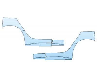 2022 ASTON MARTIN RAPIDE E Rockers - PRECUT PPF CLEAR BRA WRAP