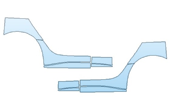 2026 ASTON MARTIN RAPIDE E Rockers - PRECUT PPF CLEAR BRA WRAP