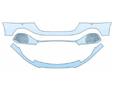 2022 ASTON MARTIN RAPIDE E Bumper - PRECUT PPF CLEAR BRA WRAP