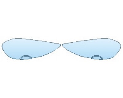 2022 ASTON MARTIN RAPIDE E Headliights - PRECUT PPF CLEAR BRA WRAP