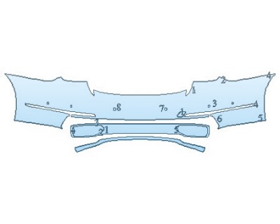 2020 BMW 7 SERIES 740I BASE Full Rear Bumper