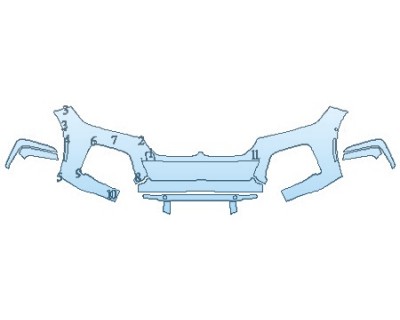 2020 BMW 7 SERIES 740I M-SPORT Bumper