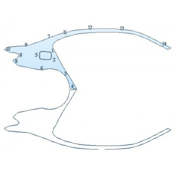 PAINT PROTECTION KIT - 2020 BMW 7 SERIES 745E XDRIVE FULL REAR QUARTERS - INVISIBLEMASK - 3M PAINT PROTECTION