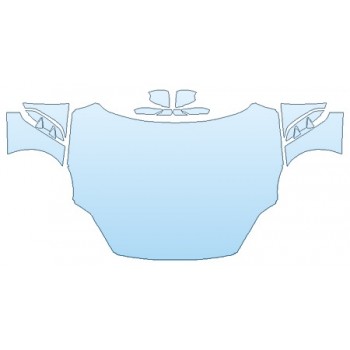 PAINT PROTECTION KIT - 2020 BMW Z4 SDRIVE M40I M-SPORT FULL HOOD (WRAPPED EDGES) FENDERS MIRRORS - INVISIBLEMASK - 3M PAINT PROTECTION