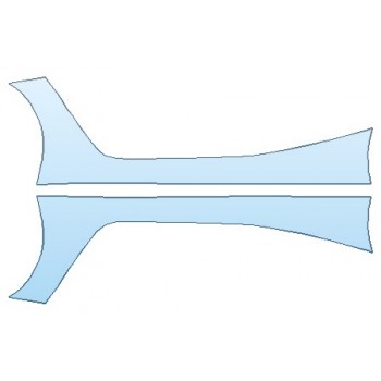 PAINT PROTECTION KIT - 2020 BMW Z4 SDRIVE M40I M-SPORT ROCKERS - INVISIBLEMASK - 3M PAINT PROTECTION