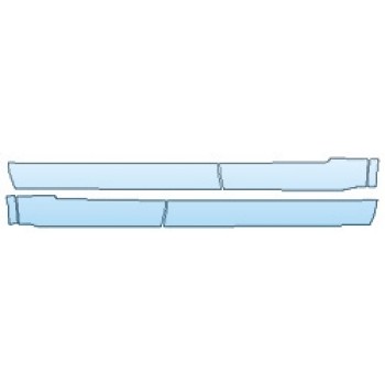 PAINT PROTECTION KIT - 2020 CADILLAC XT6 LUXURY PREMIUM DOORS - INVISIBLEMASK - 3M PAINT PROTECTION