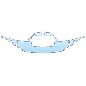 PAINT PROTECTION KIT - 2020 CHEVROLET SILVERADO 2500 HD LTZ HOOD (18 INCH) FENDERS MIRRORS - INVISIBLEMASK - 3M PAINT PROTECTION