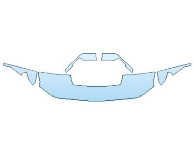 PAINT PROTECTION KIT - 2020 CHEVROLET SILVERADO 2500 HD LTZ HOOD (18 INCH WRAPPED EDGES) FENDERS MIRRORS - INVISIBLEMASK - 3M PAINT PROTECTION