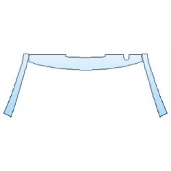 PAINT PROTECTION KIT - 2020 CHEVROLET SILVERADO 2500 HD LTZ ROOF A-PILLARS - INVISIBLEMASK - 3M PAINT PROTECTION