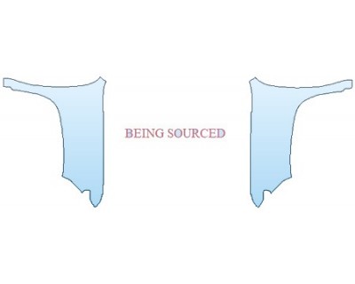 PAINT PROTECTION KIT - 2020 CHEVROLET SILVERADO 3500 HD CUSTOM FULL HOOD (WRAPPED EDGES) FENDERS MIRRORS - INVISIBLEMASK - 3M PAINT PROTECTION