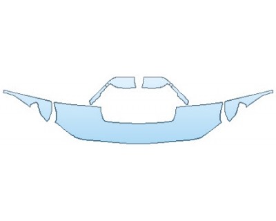 PAINT PROTECTION KIT - 2020 CHEVROLET SILVERADO 3500 HD CUSTOM HOOD (18 INCH) FENDERS MIRRORS - INVISIBLEMASK - 3M PAINT PROTECTION