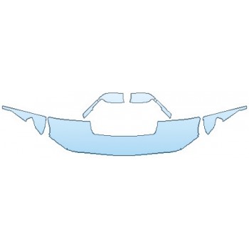 PAINT PROTECTION KIT - 2020 CHEVROLET SILVERADO 3500 HD CUSTOM HOOD (18 INCH WRAPPED EDGES) FENDERS MIRRORS - INVISIBLEMASK - 3M PAINT PROTECTION