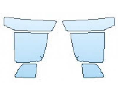 PAINT PROTECTION KIT - 2020 CHEVROLET SILVERADO 3500 HD CUSTOM HEADLIGHTS - INVISIBLEMASK - 3M PAINT PROTECTION