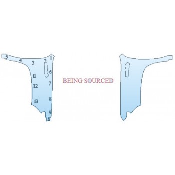 PAINT PROTECTION KIT - 2020 CHEVROLET SILVERADO 3500 HD HIGH COUNTRY FULL HOOD FENDERS MIRRORS - INVISIBLEMASK - 3M PAINT PROTECTION