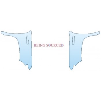 PAINT PROTECTION KIT - 2020 CHEVROLET SILVERADO 3500 HD HIGH COUNTRY FULL HOOD (WRAPPED EDGES) FENDERS MIRRORS - INVISIBLEMASK - 3M PAINT PROTECTION