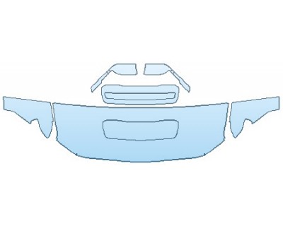 PAINT PROTECTION KIT - 2020 CHEVROLET SILVERADO 3500 HD HIGH COUNTRY HOOD (24 INCH WRAPPED EDGES) FENDERS MIRRORS - INVISIBLEMASK - 3M PAINT PROTECTION