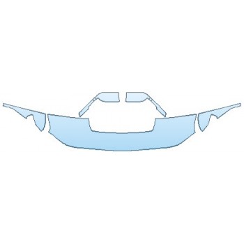 PAINT PROTECTION KIT - 2020 CHEVROLET SILVERADO 3500 HD HIGH COUNTRY HOOD (18 INCH) FENDERS MIRRORS - INVISIBLEMASK - 3M PAINT PROTECTION