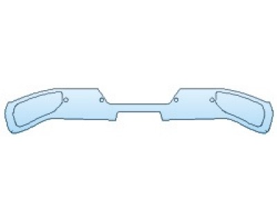 PAINT PROTECTION KIT - 2020 CHEVROLET SILVERADO 3500 HD HIGH COUNTRY FULL REAR BUMPER - INVISIBLEMASK - 3M PAINT PROTECTION