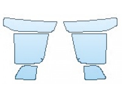 PAINT PROTECTION KIT - 2020 CHEVROLET SILVERADO 3500 HD HIGH COUNTRY HEADLIGHTS - INVISIBLEMASK - 3M PAINT PROTECTION