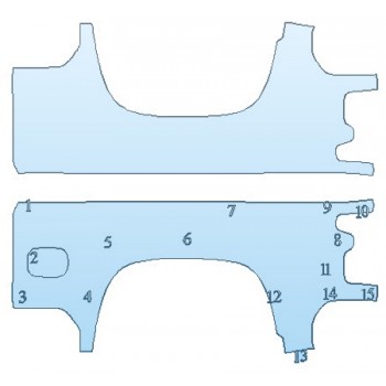 PAINT PROTECTION KIT - 2020 CHEVROLET SILVERADO 3500 HD HIGH COUNTRY BED SIDE - INVISIBLEMASK - 3M PAINT PROTECTION