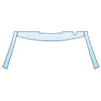 PAINT PROTECTION KIT - 2020 CHEVROLET SILVERADO 3500 HD HIGH COUNTRY ROOF A- PILLARS - INVISIBLEMASK - 3M PAINT PROTECTION