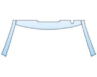 PAINT PROTECTION KIT - 2020 CHEVROLET SILVERADO 3500 HD LT ROOF A- PILLARS - INVISIBLEMASK - 3M PAINT PROTECTION