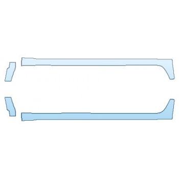 Precut PPF Kit – Clear Bra Paint Protection Film PAINT PROTECTION KIT - 2020 CHEVROLET SILVERADO 3500 HD Z71 ROCKERS - INVISIBLEMASK - 3M PAINT PROTECTION